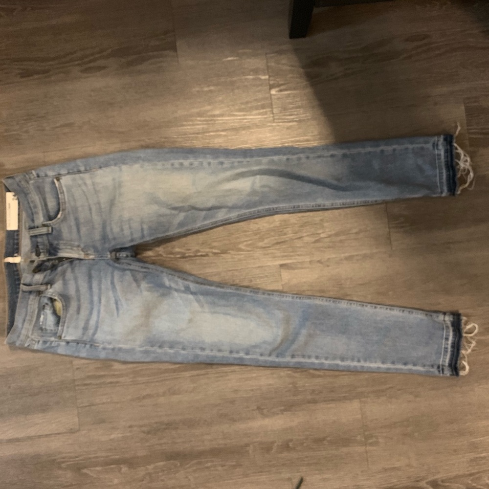 Rag and Bone Distressed Two Tone Jean